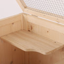 PawHut Hamster Cage Wooden Mouse Rodent Small Pet Animals Tall 5-Tier Play
