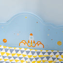 ZONEKIZ Toddler Bed w/ Space-themed Patterns, for Boy, Girls, Ages 3-6 Years
