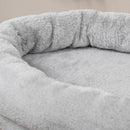 PawHut Cat Tree Cat Tower w/ Ramp, Bed, Cat House, Toy Ball - Light Grey