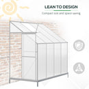 Outsunny 8.3FT X 4FT Walk-In Garden Greenhouse Aluminum Frame Polycarbonate