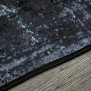 HOMCOM Large Blue Area Rug, Geometric Carpet for Living Room Bedroom, 160x230cm