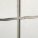 Outsunny 8 X 4ft Walk-In Garden Greenhouse Aluminum Frame Polycarbonate