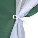 Outsunny Garden Hexagonal Gazebo Patio Outdoor Canopy Patio Party Tent Green