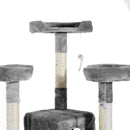 PawHut Cat Tree Scratcher Activity Centre, Condo Scratching Post Toy Bed