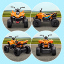 HOMCOM McLaren MCL 35 Liveries 12V Quad Bike w/ Slow Start - Orange