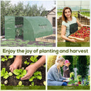 Outsunny  4 x 3M Reinforced Walk-in Polytunnel Garden Greenhouse Steel Frame