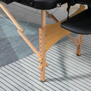 HOMCOM Salon Portable Folding Massage Table Bed Tattoo Therapy  Couch 2 Section