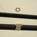 Outsunny Patio Metal Gazebo Door Window Awning Wall Mount Outdoor Shelter