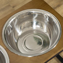 PawHut Raised Dog Bowls with Stand, Dog Feeding Station, for Large, Medium Dogs