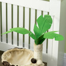 PawHut 68cm Cat Tower Palm Tree Shaped Cat Tree w/ Hammock - Beige