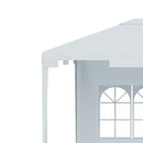 Outsunny 3 x 4 m Garden Gazebo Outdoor Canopy Marquee Party Tent White