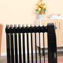 HOMCOM 2720W Oil Filled Portable Radiator Heater w/ Remote Control - Black
