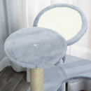 PawHut 87 cm Cat Tree Tower Activity Centre w/ Condo Scratcher Perch Ball Toy