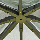 Outsunny 3(m) Outdoor Gazebo Canopy Party Tent Aluminum Frame with Sidewalls