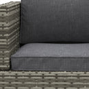 Outsunny Single Wicker Furniture Sofa Chair w/ Padded Cushion for Garden Balcony