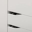 HOMCOM 2 Door Wardrobe with Drawers, Hanging Rail, Shelves for Bedroom, White