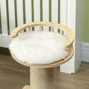 PawHut 52cm Kitty Activity Centre w/ Bed, Jute Scratching Post