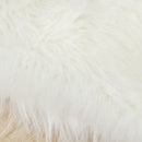 HOMCOM Faux Fur Fluffy Rug, Shaggy Area Rugs for Living Room Bedroom, 60x180 cm