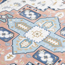 HOMCOM Area Rugs for Bedroom, Vintage Floral Large Carpet, 160x230cm, Blue