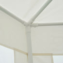 Outsunny Garden Hexagonal Gazebo Patio Outdoor Canopy Patio Party Tent White