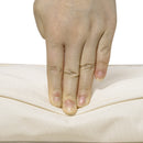 Outsunny Set Of 2 Square Chair Cushions Removable Covers Seat Pads Cream White