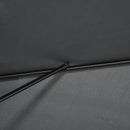 Outsunny 3x2m Patio Parasol Canopy Tilt Crank 6 Ribs Sun Shade Garden Black