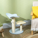 PawHut 54cm Indoor Cat Tree Kitty Play Tower w/ Toy Ball, Sisal Scratching Post