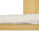 PawHut Four-Layer Cat Shelf Wall-Mounted Cat Tree w/ Cushions, Scratching Board