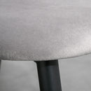 HOMCOM High Back Dining Chairs Velvet-Touch Accent Chairs with Metal Legs