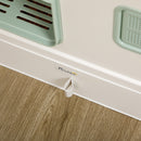 PawHut Cat Litter Box, Hooded Cat Litter Tray w/ Drawer Pan, Scoop, Deodorants