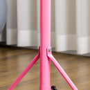 HOMCOM Freestanding Ballet Barre, Height Adjustable Ballet Bar for Home, Studio