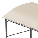Outsunny 2.2 x 1.5 m BBQ Gazebo Tent Sun Shade with Canopy and 10 Hooks, Beige