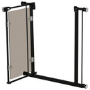 PawHut Pressure Fit Pet Safety Gate Stair Gate w/ Double-Locking, 74-80 cm