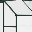 Outsunny Walk-In Garden Greenhouse Aluminum Frame Polycarbonate 6 x 4ft