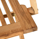 Outsunny 7 Piece Wooden Garden Furniture Set Folding Dining Table and Armchair