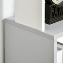 HOMCOM 5-Tier Bookshelf Freestanding Bookcase Storage Shelves Study, Light Grey