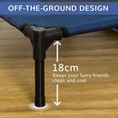 PawHut Pet Raised Bed Dog Cat Hammock Puppy Large Cots Camping Portable Outdoor