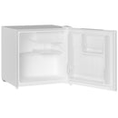 HOMCOM 46L Counter Top Fridge with Chiller Box Mini Fridge for Bedrooms Cream