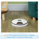 PawHut Pet Feeder w/ Digital Timer Six-Meal Food Dispenser Trays White