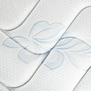 HOMCOM Single Mattress W/ Breathable Foam Pocket Innerspring 190cmx90cmx22.5cm