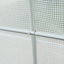 Outsunny 4.5 x 2M Walk-in Polytunnel Greenhouse for Garden, Galvanised Steel