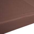 Outsunny 3(m) 2 Tier Garden Gazebo Top Cover Replacement Canopy Roof Coffee