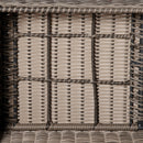 Outsunny Garden Sofa Chair & Stool Table Set Patio Wicker Weave Furniture Set