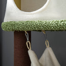 PawHut Cat Tower w/ Cat House, Sisal Scratching Post, Hammock
