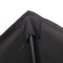 Outsunny 2m Parasol Patio Umbrella, Outdoor Sun Shade with 6 Ribs Black