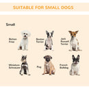 PawHut Retractable Stair Gate for Dogs Mesh Safety Gate - Grey