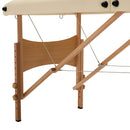 HOMCOM Salon Portable Folding Massage Table Bed Tattoo Therapy  Couch 2 Section
