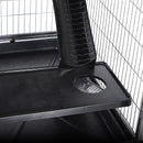 PawHut Small Animal Cages for Chinchilla Ferret Kitten on Wheels W/ Hammock Tray