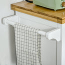 HOMCOM Rolling Kitchen Cart Storage Trolley with Drawer Towel Rail White