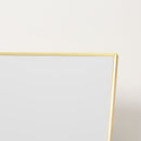 HOMCOM Full Length Mirror Dressing Mirror Wall-Mounted Entryway Gold Frame